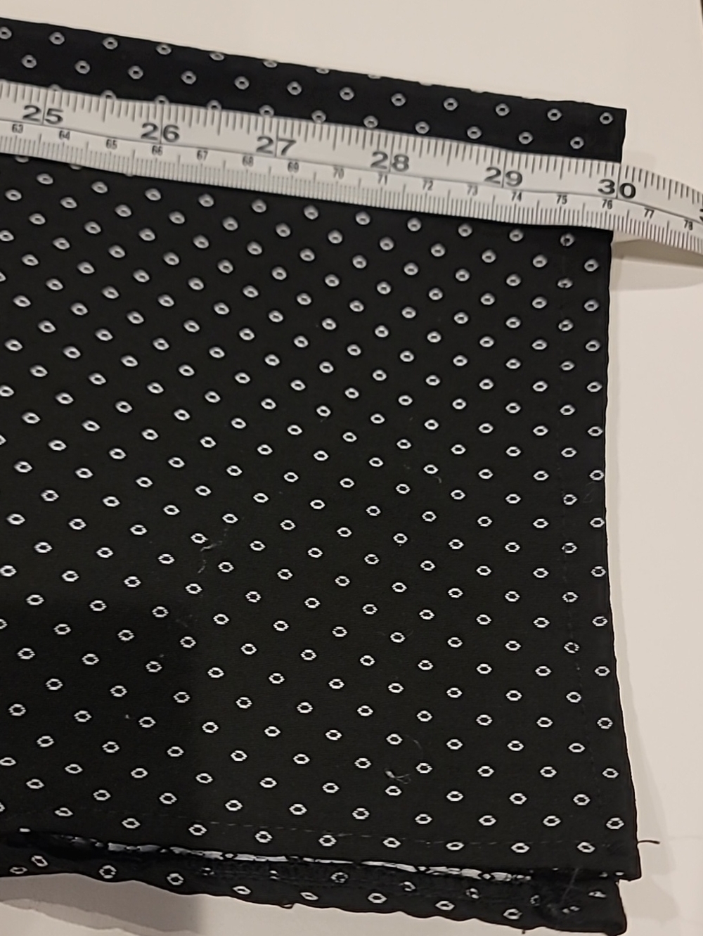 Jules & Leopold Black Polka Dot Pull Up Ankle Pants - Picture 8 of 11